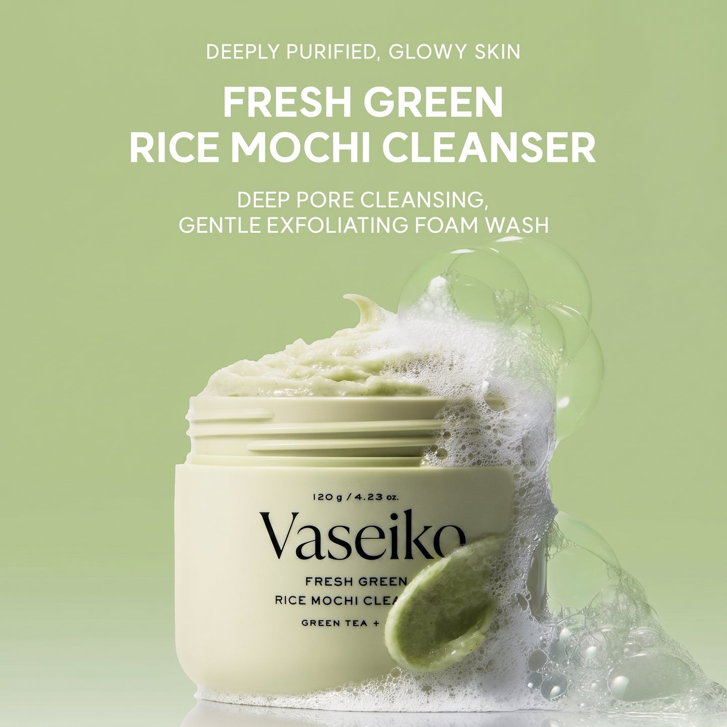 Vaseiko™ Korean Rice Mochi Face Cleanser