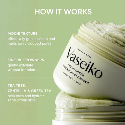 Vaseiko™ Korean Rice Mochi Face Cleanser