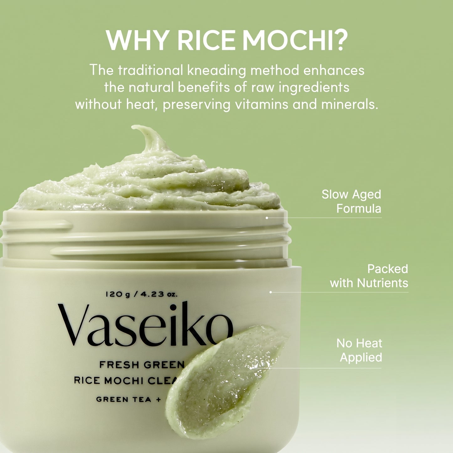 Vaseiko™ Korean Rice Mochi Face Cleanser